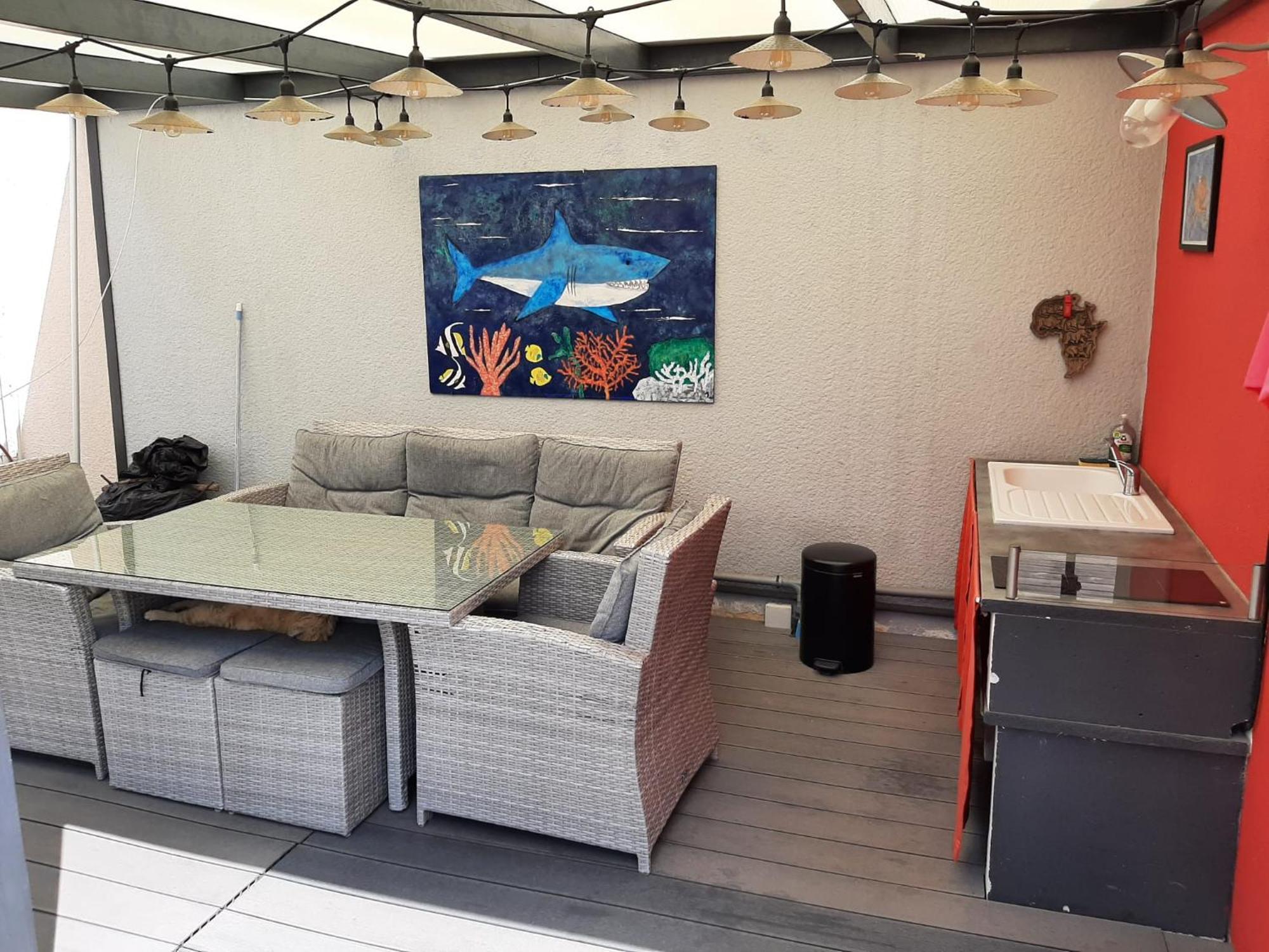 Studio Independant Chez L'Habitant Avec Piscine Et Cuisine Exterieures 拉罗歇尔 外观 照片